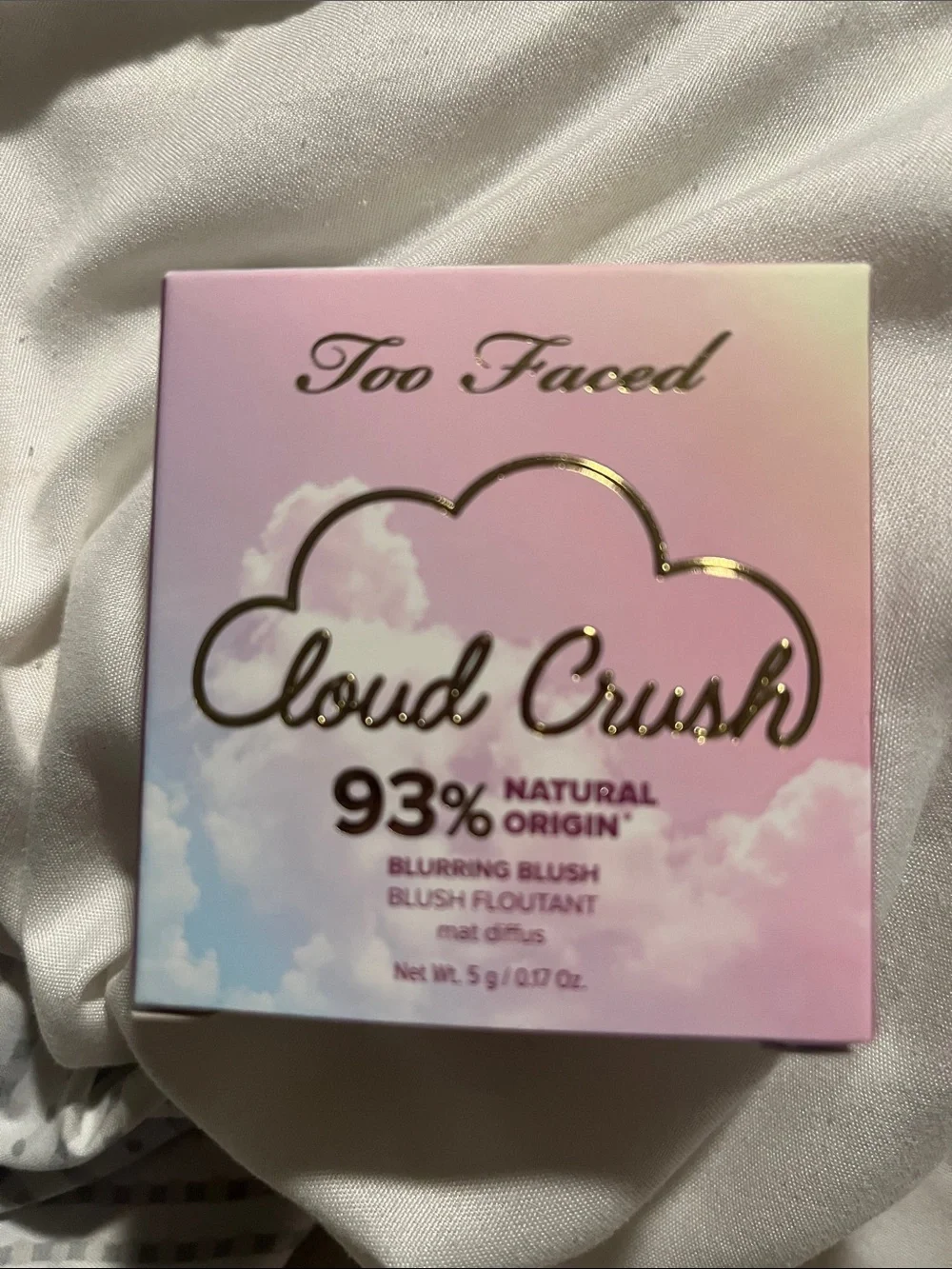 NEW Too Faced Cloud Crush Blush Berry Dreamy Diffused Matte Full Size